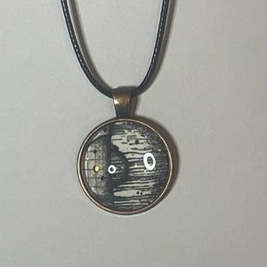 Unisex Hand drawn pendants